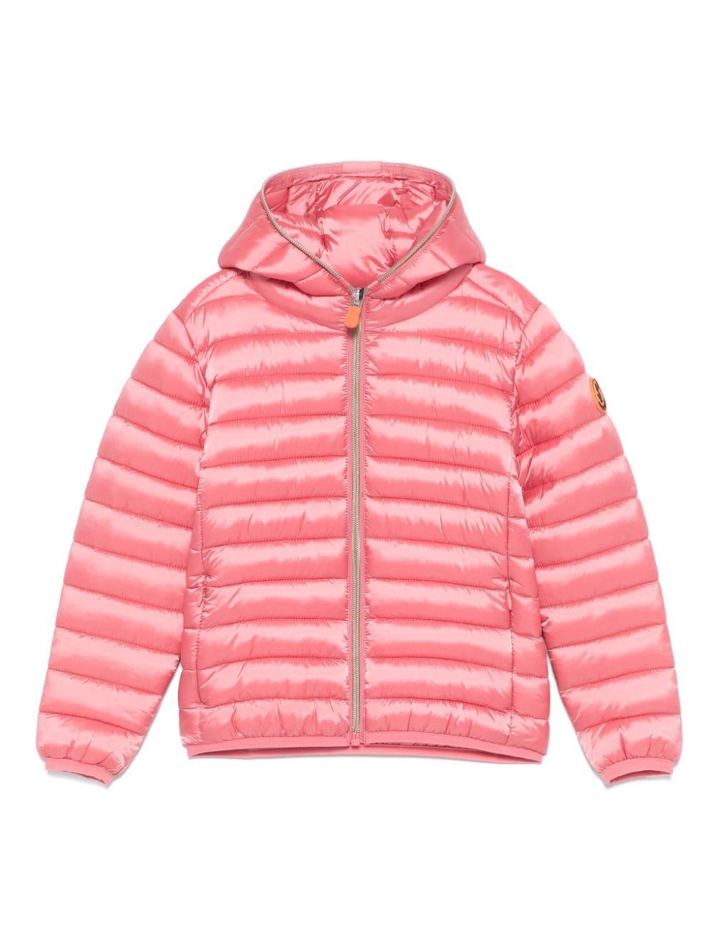 Save The Duck Pink Puffer Jacket girl 
8