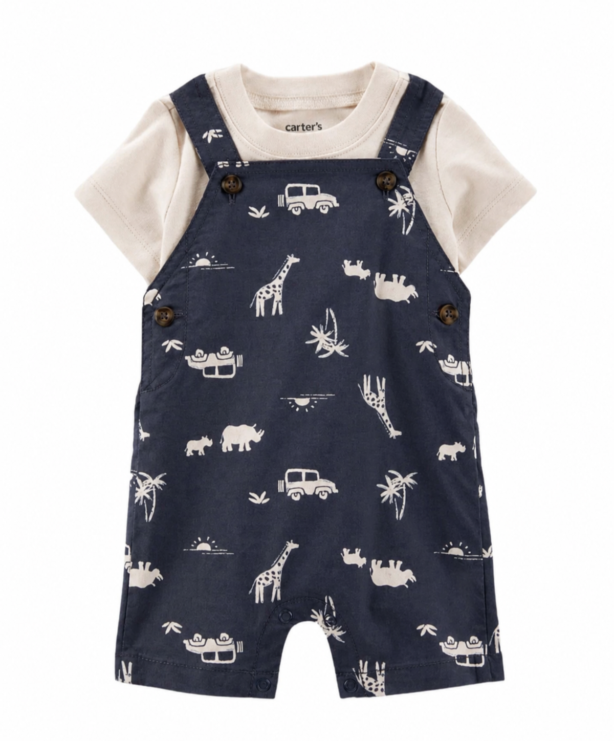 Carter's Safari Print Romper Set
Boys 24 months