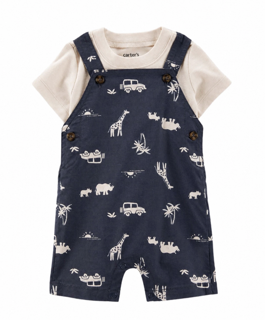 Carter's Safari Print Romper Set
Boys 24 months