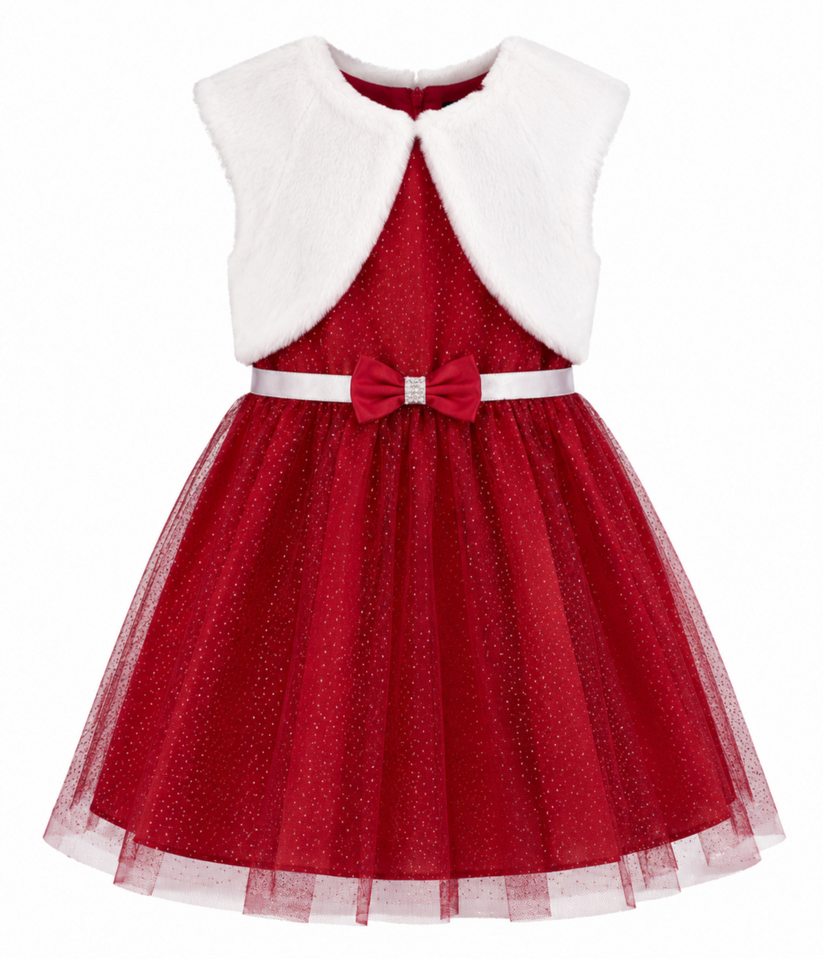 Jona Michelle Red Velvet Dress Set
Girl 3T