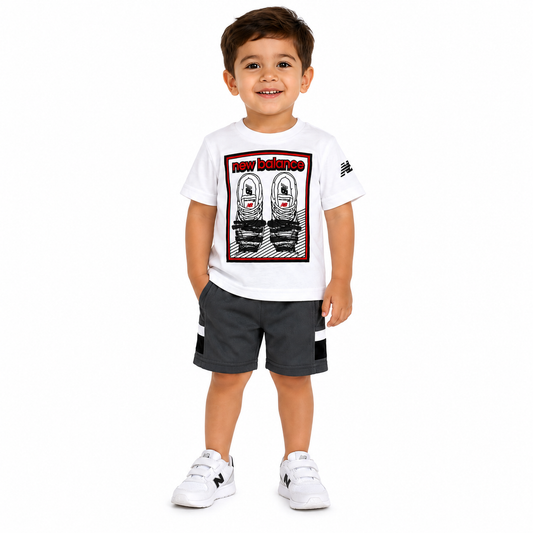 New Balance boys 2pc Graphic Set 18M
