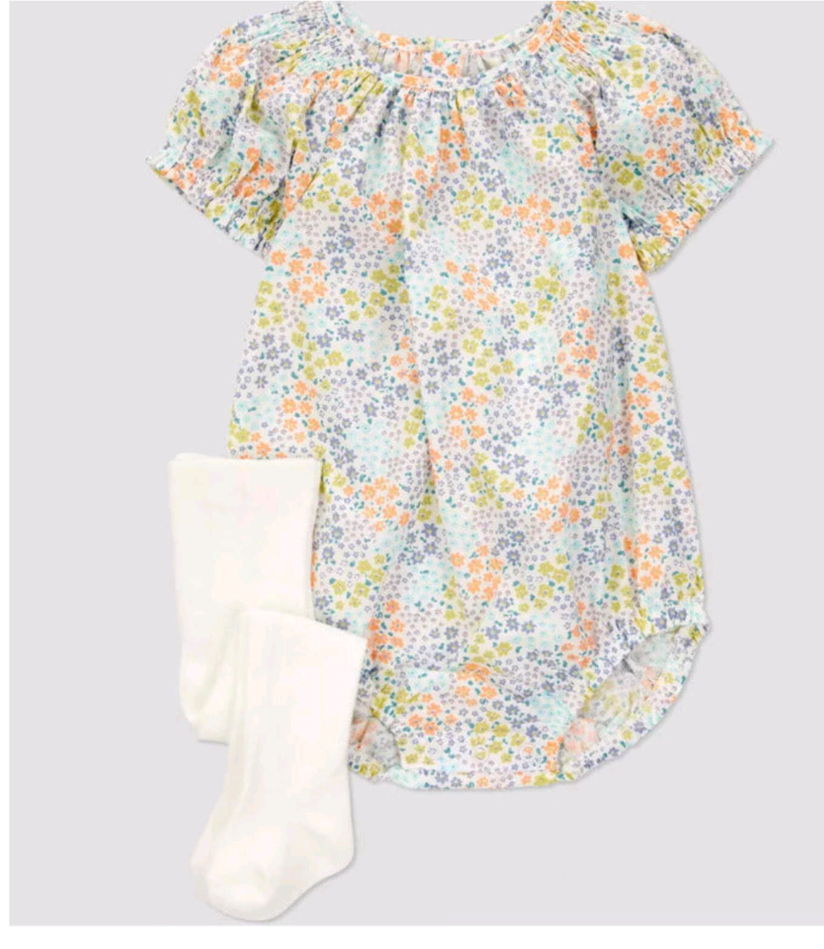 Carter's Floral Baby girl Dress with Tights
24M