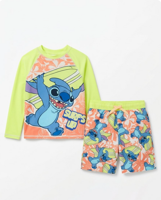 Disney Stitch Surf's Up Set boy 5