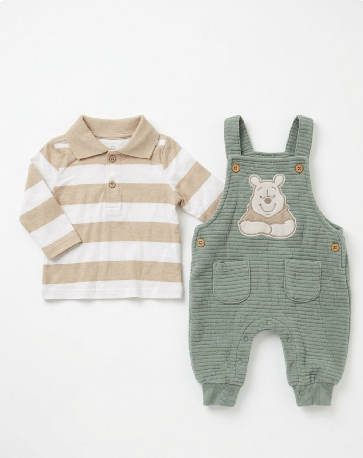 Disney Pooh Baby boy  Outfit Set 2pc 0-3M