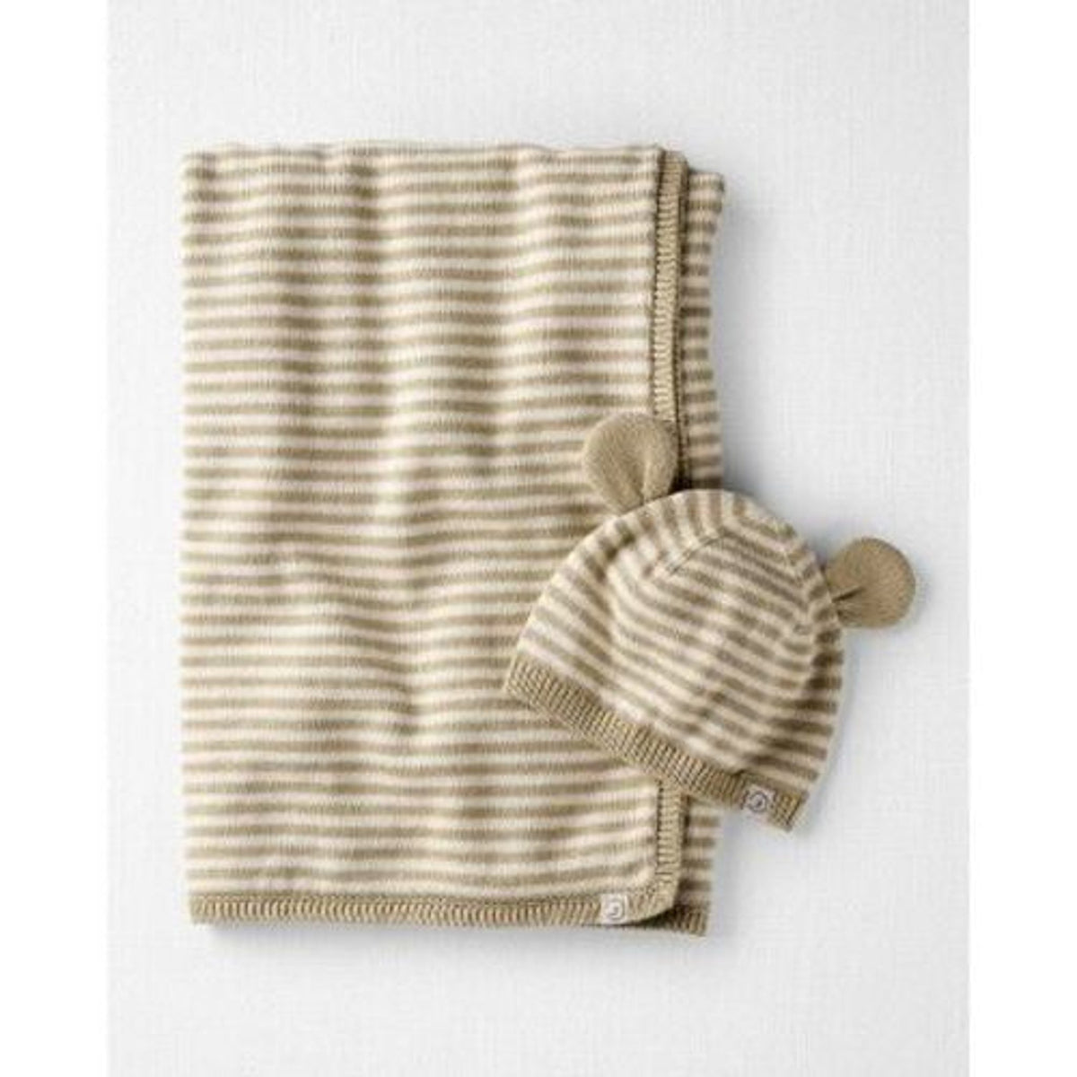 Little Planet organic Hat and Blanket Set,
 0-3 Months boys