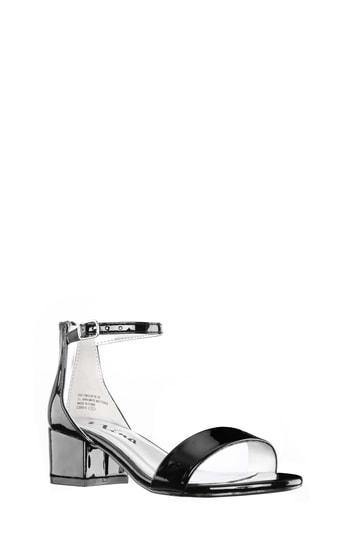 Nina Hidi Block Heel Sandals, Size 4 Girls