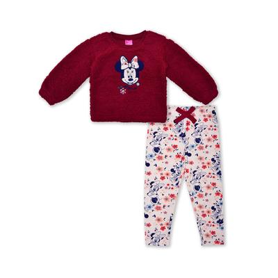 Disney Minnie Mouse Sherpa Top and Leggings Set, 3-6 Months girl