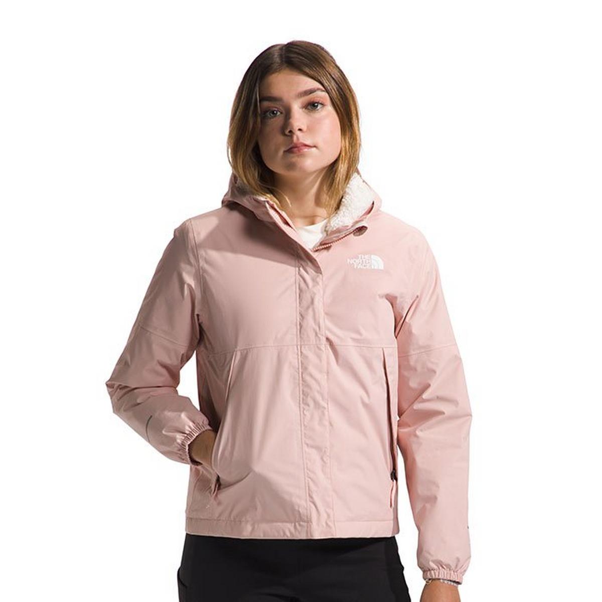The North Face girl Antora Rain Jacket, Pink Moss, M