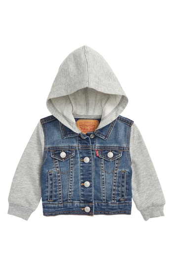 Levi's Baby Girls Indigo Trucker Jacket, Size 12M