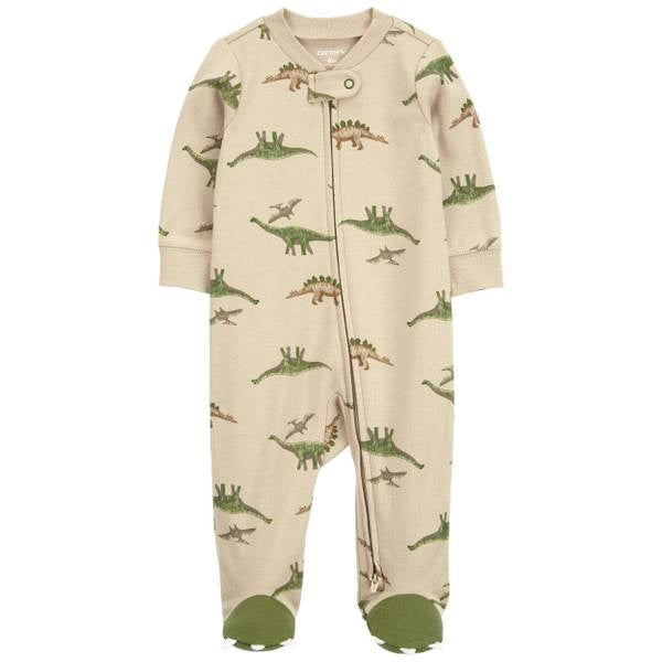 Carter's Dinosaur Sleep & Play Coverall, 
6M  Green boys