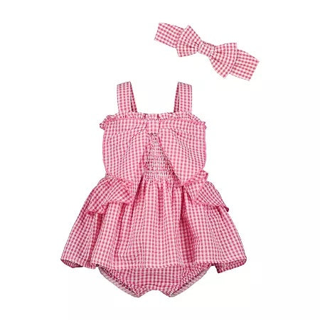 Blueberi Boulevard Baby Girls Seersucker Sundress 12 Months