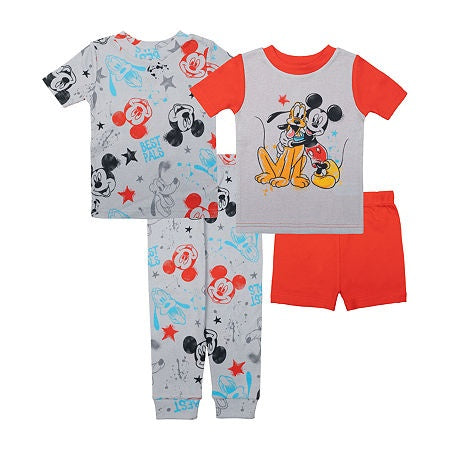 Disney Junior Mickey Mouse Toddler Boys 4-Pc. Pajama Set,  Size  4t