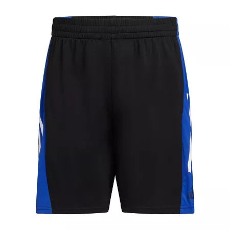 Adidas boys Colorblock Shorts Black/Blue, L