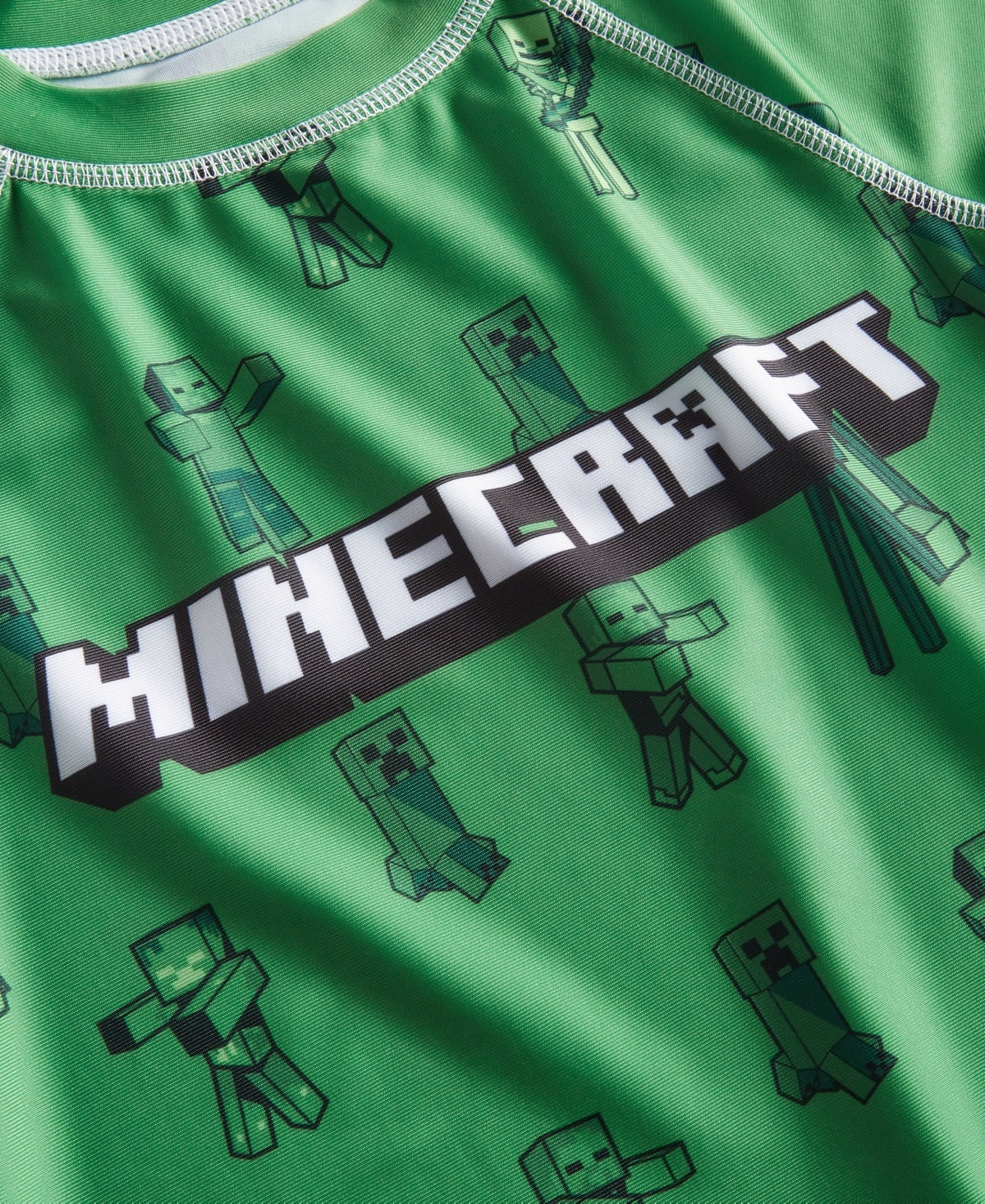 Minecraft Boys Rash Guard & Swim Trunks Set, Size 4