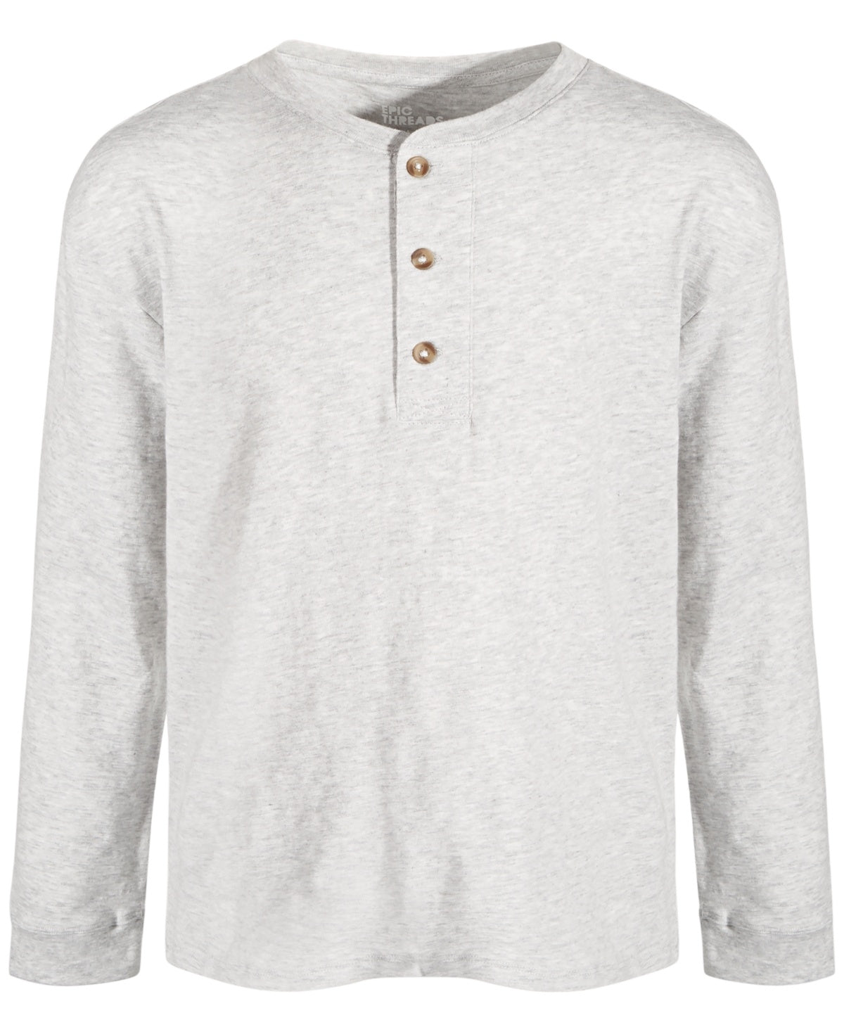 Epic Threads Boys Henley Shirt Size 6 - Slate Heather