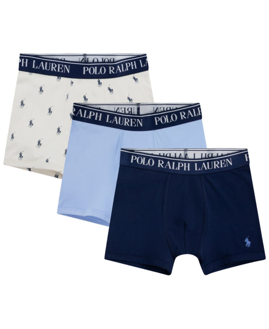 Polo Ralph Lauren Boys Boxer Briefs 3-Pack - L