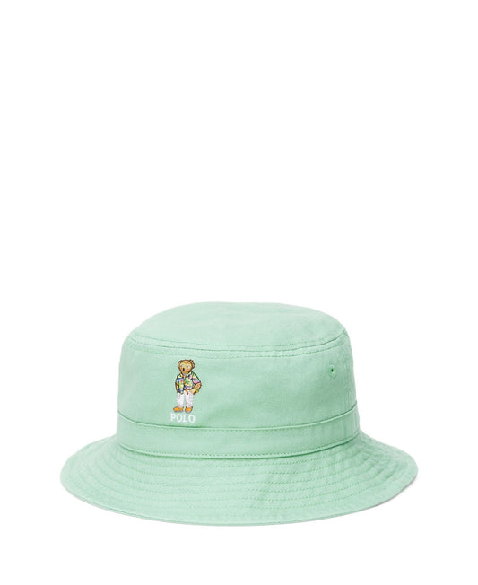 Polo Ralph Lauren Boys Polo Bear Bucket Hat - Celadon, 2-4