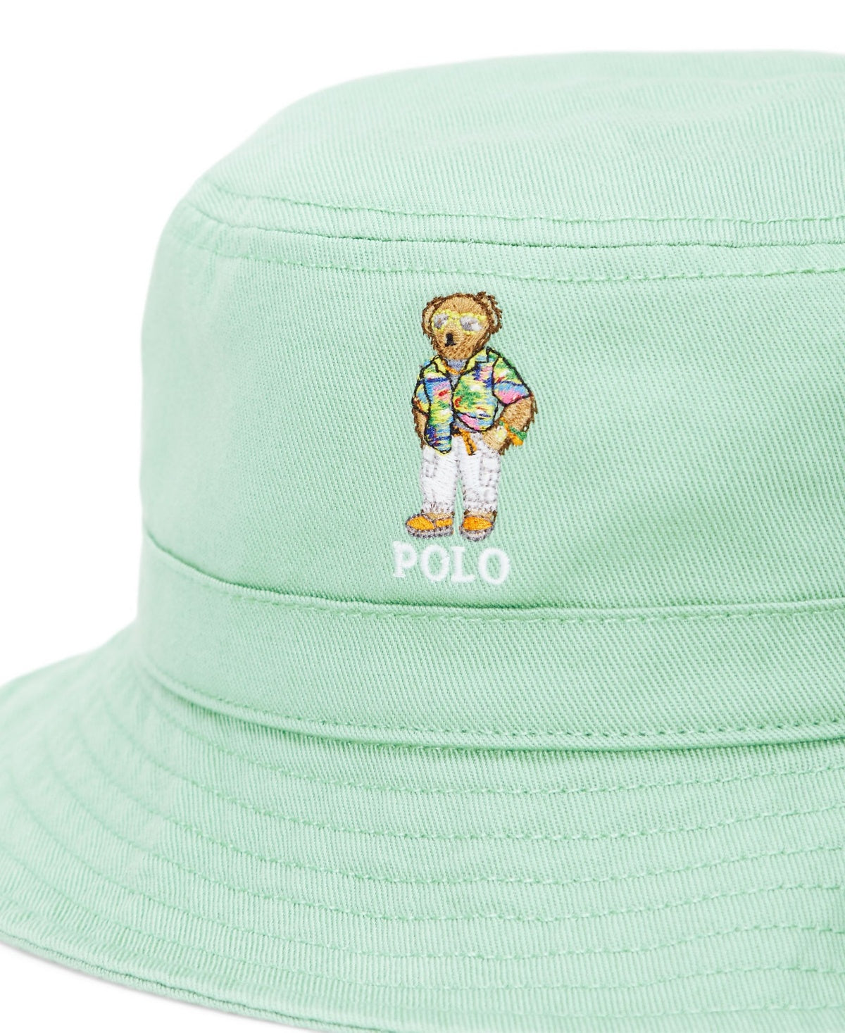 Polo Ralph Lauren Boys Polo Bear Bucket Hat - Celadon, 2-4