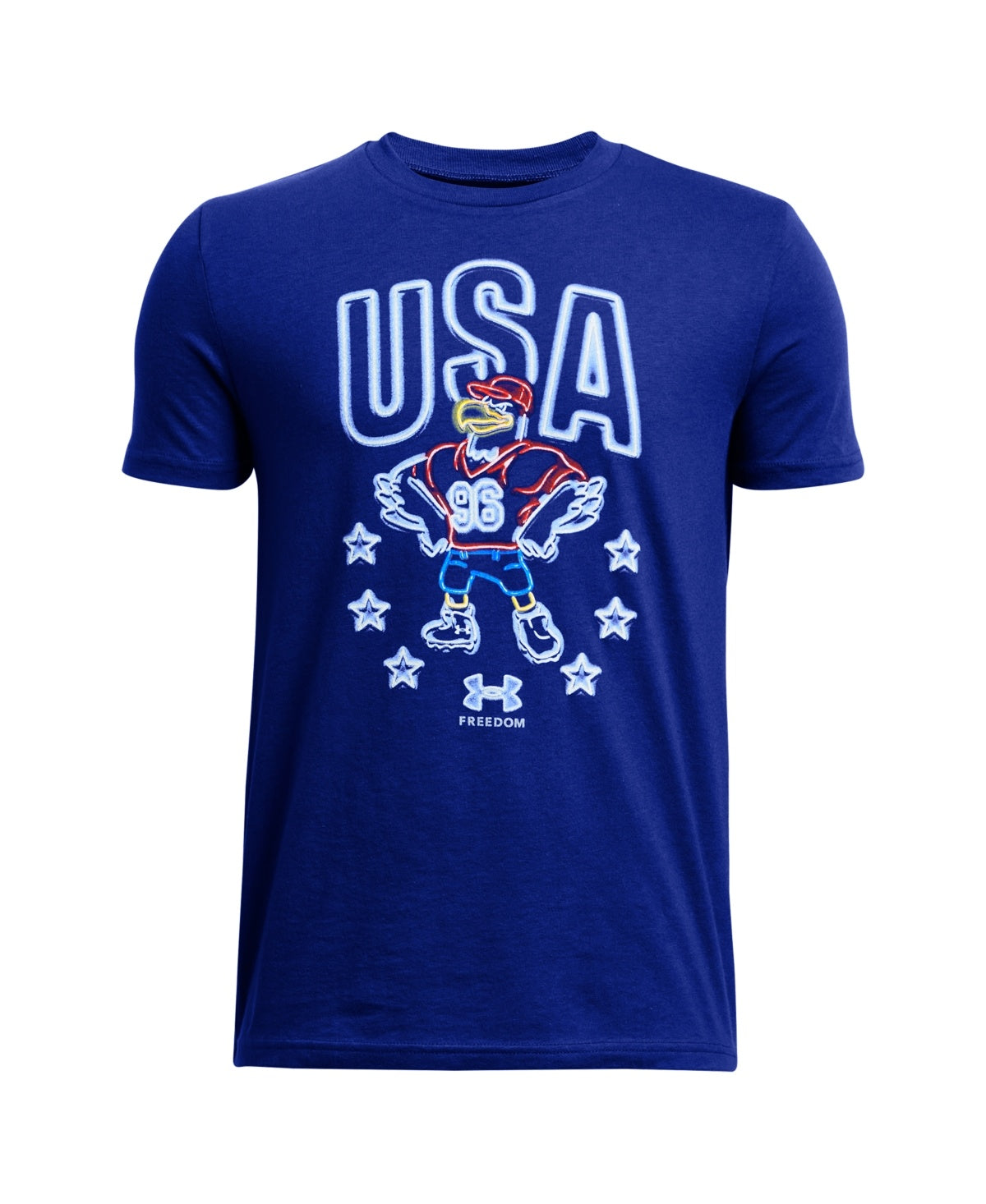 Under Armour Boys' Freedom Energy T-Shirt, Large Blue