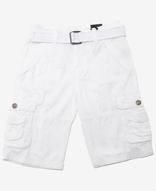 Xray Boys' Twilled Cargo Shorts White Size 18