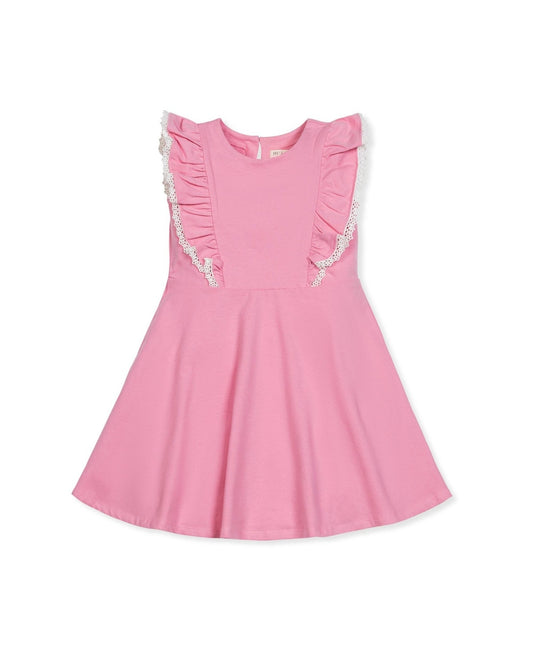 Hope & Henry Girls Sleeveless Pinafore Dress Size 8US Pink