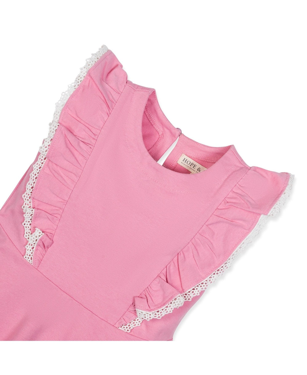 Hope & Henry Girls Sleeveless Pinafore Dress Size 8US Pink