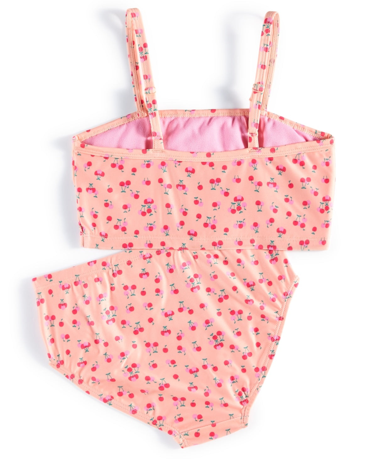 Epic Threads Toddler Girls Cherry Swimsuit Set, 4T- Peach Foam