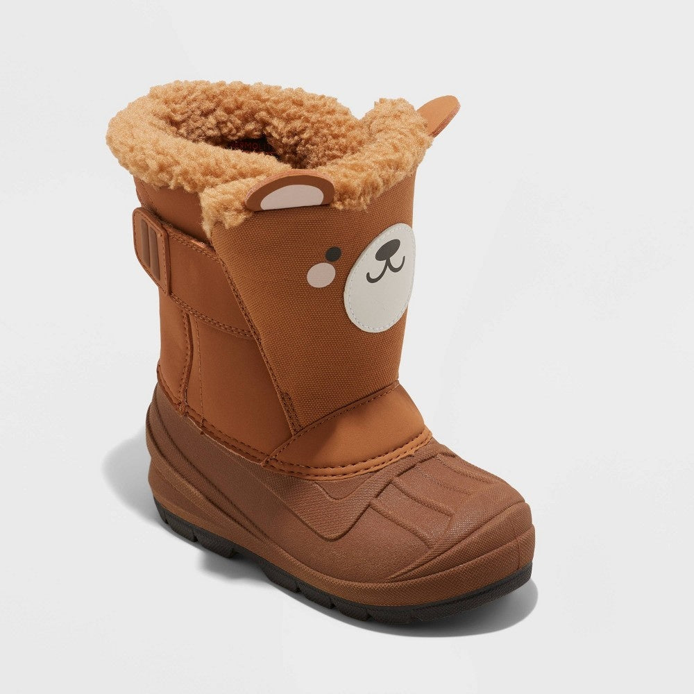 Toddler Boys' Frankie Winter Boots - Cat & Jack™ Brown 7T