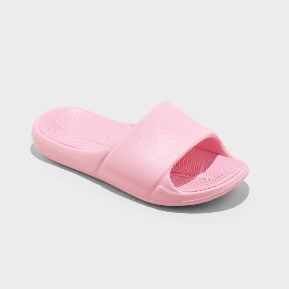 Kids' Apollo Slip-on Slide Sandals - All in Motion™ Pink 13 - Girl