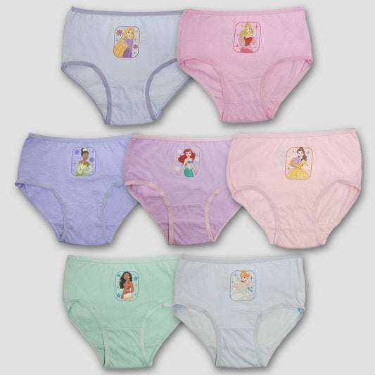 Disney Princess girls Bikini Underwear 2T- Pack of 7