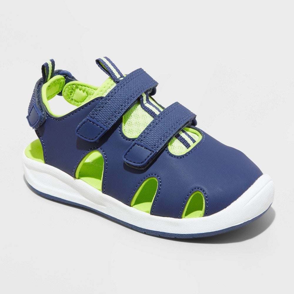 Toddler Hank Play Sandals - Cat & Jack Navy Blue 12T boy