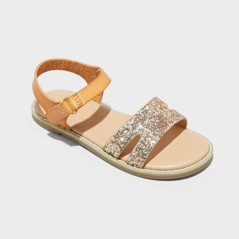 Cat & Jack girl Kennedy Sandals Cognac Size 5