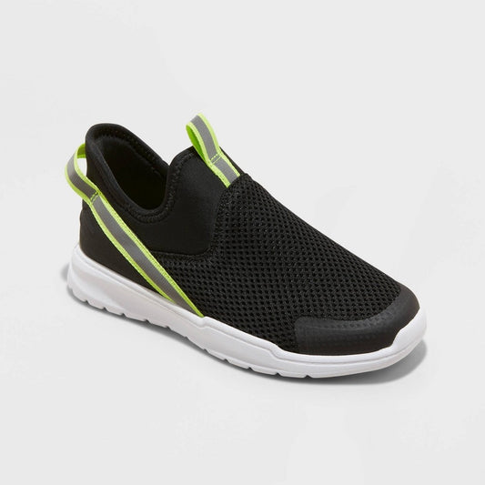 Kids' Fin Hybrid Sneakers - All in Motion™ Black 6  - Boy