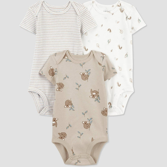 Carter's Just One You Baby Boys' 3pk Bodysuit 12M