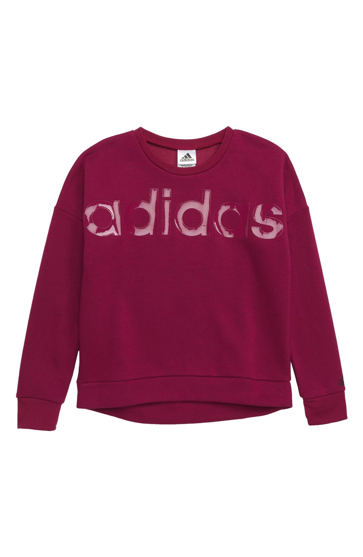Adidas Girls Cropped Sweatshirt Medium