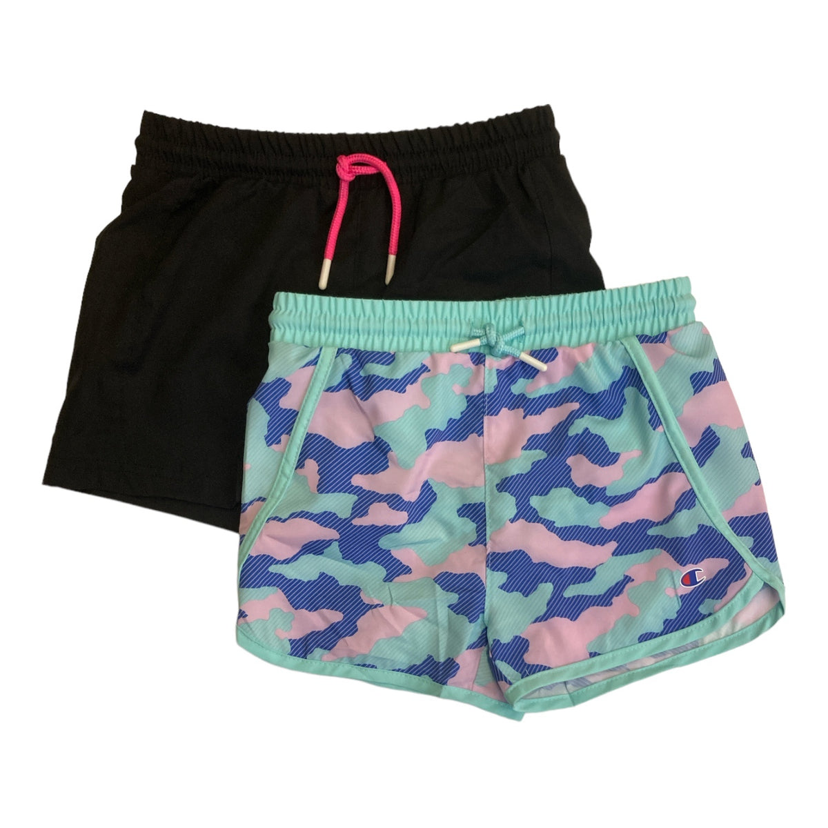 Champion Girls Active Stretch Comfort Shorts, Pack of 2, Size 14/16