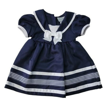 Toddler Occasion Lightweight Dress Navy, Size 4T