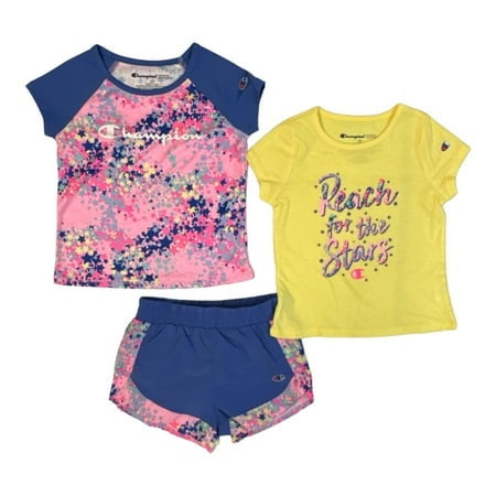 Champion 3-Piece Active Set for Little Girls, 18M