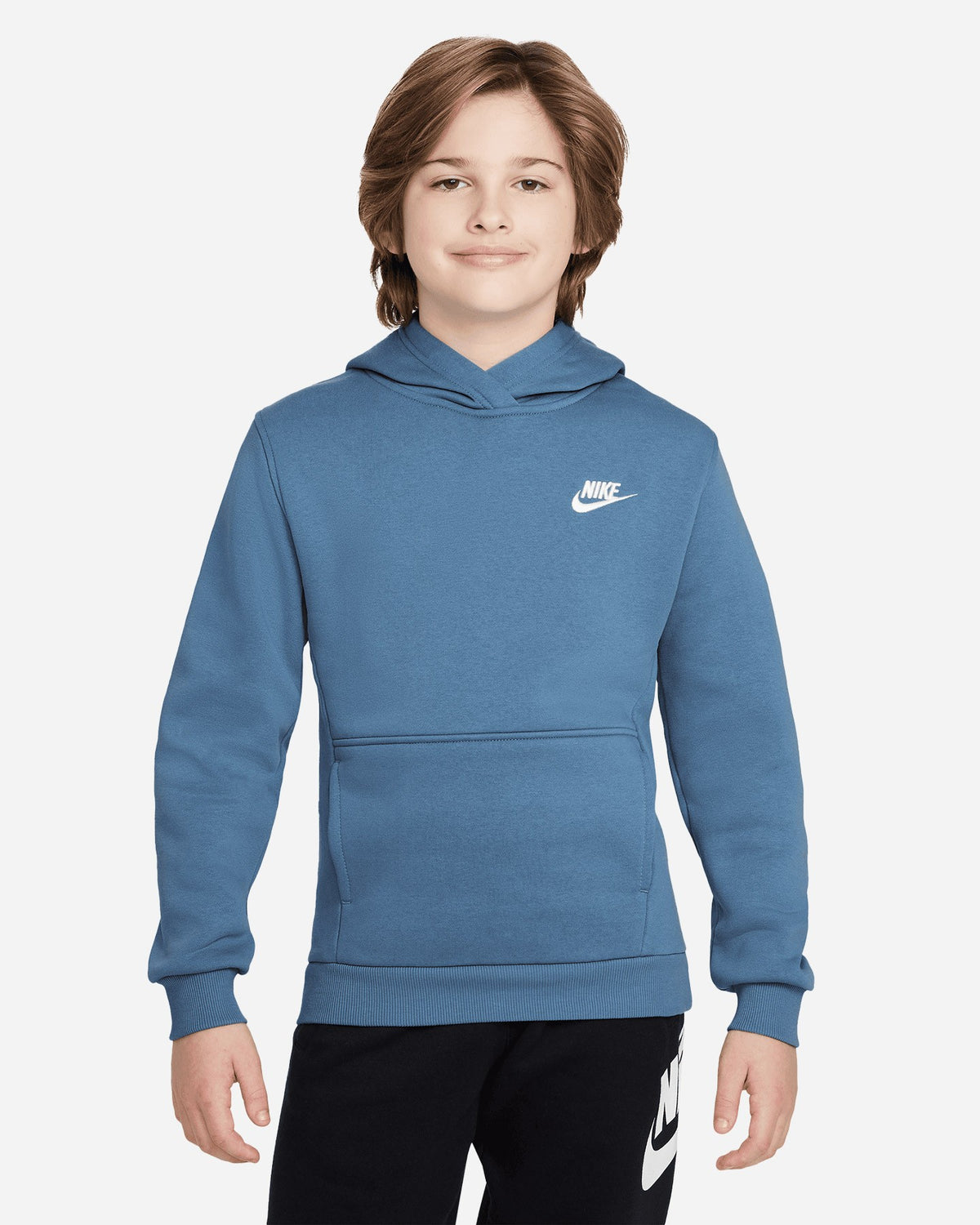 Nike Boys  Sportswear Club Fleece Hoodie Blue, Size S