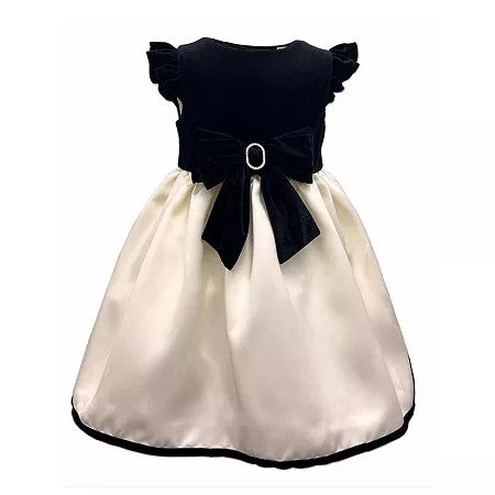 Blueberi Boulevard Baby Girls Sleeveless a-Line Dress, 24 Months, Black