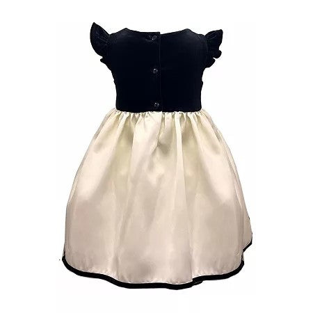 Blueberi Boulevard Baby Girls Sleeveless a-Line Dress, 24 Months, Black