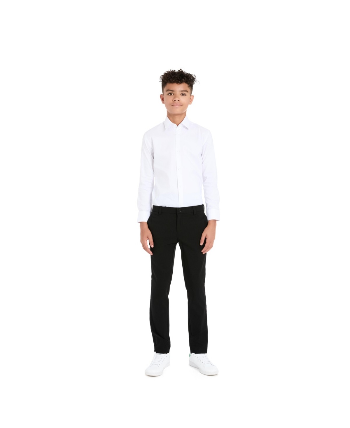 Kenneth Cole Reaction Boys Classic Fit Dress Shirt  Size 18R White