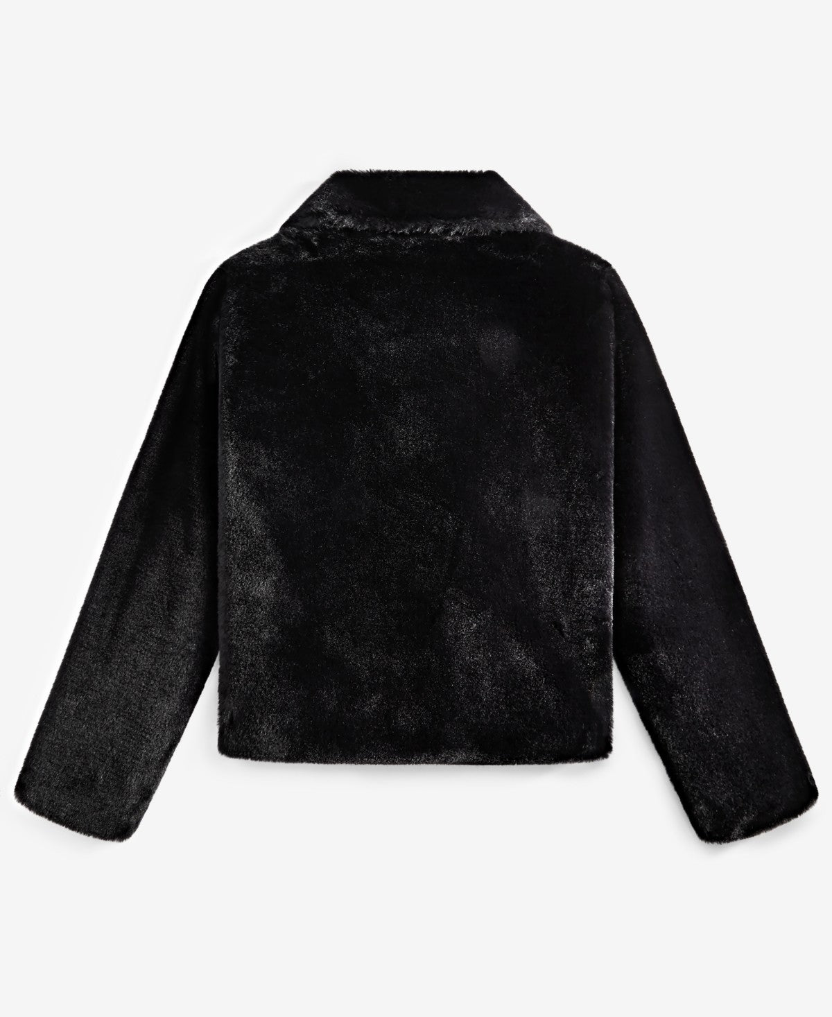 Epic Threads Girls Faux-Fur Jacket M - Black