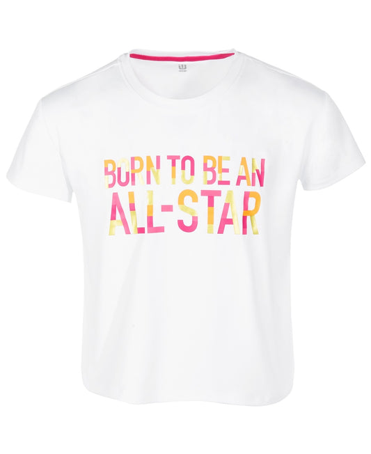 ID Ideology Girls All-Star Graphic T-Shirt Medium
