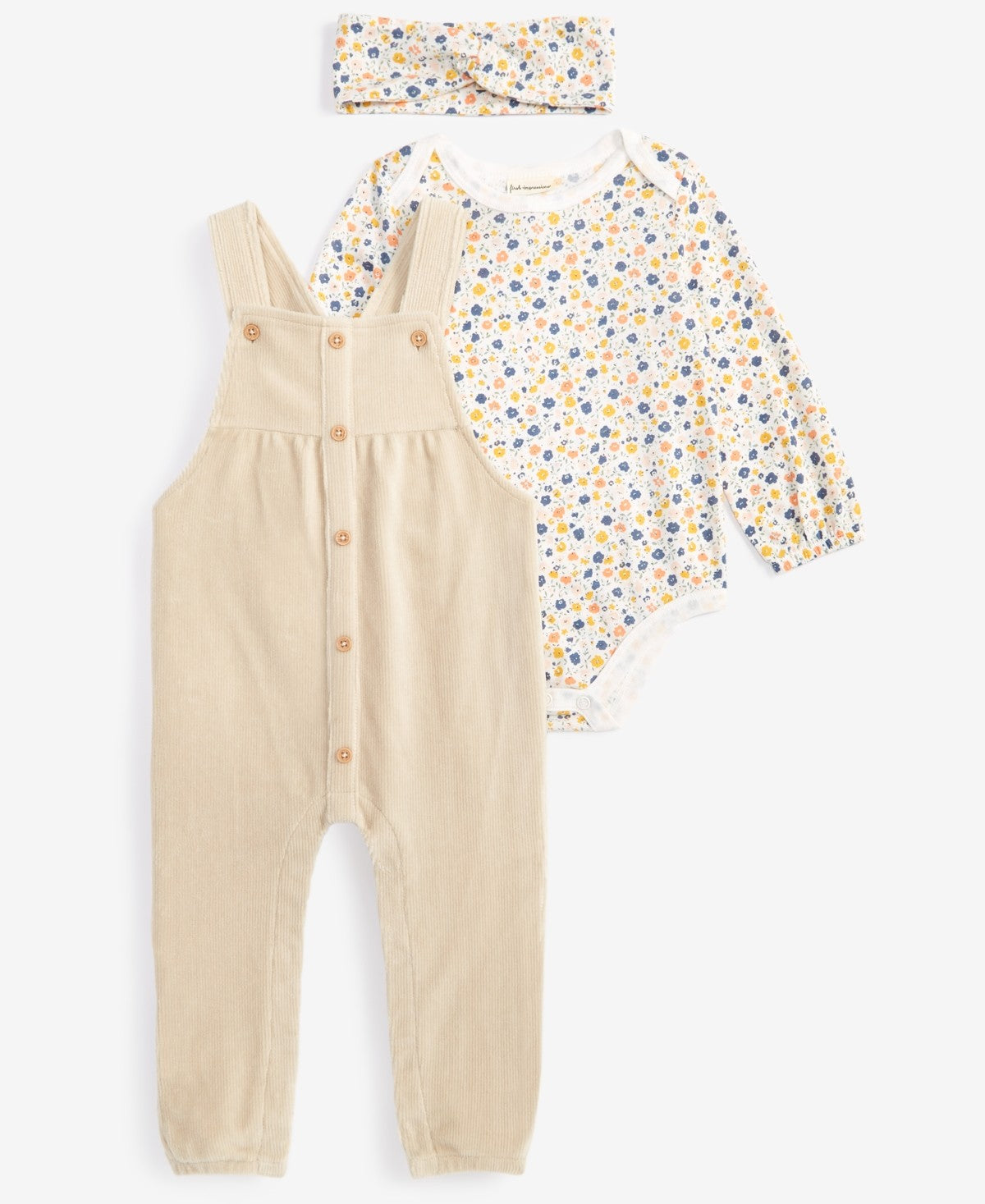 First Impressions Baby Girls 3-Piece Set, 12 Months