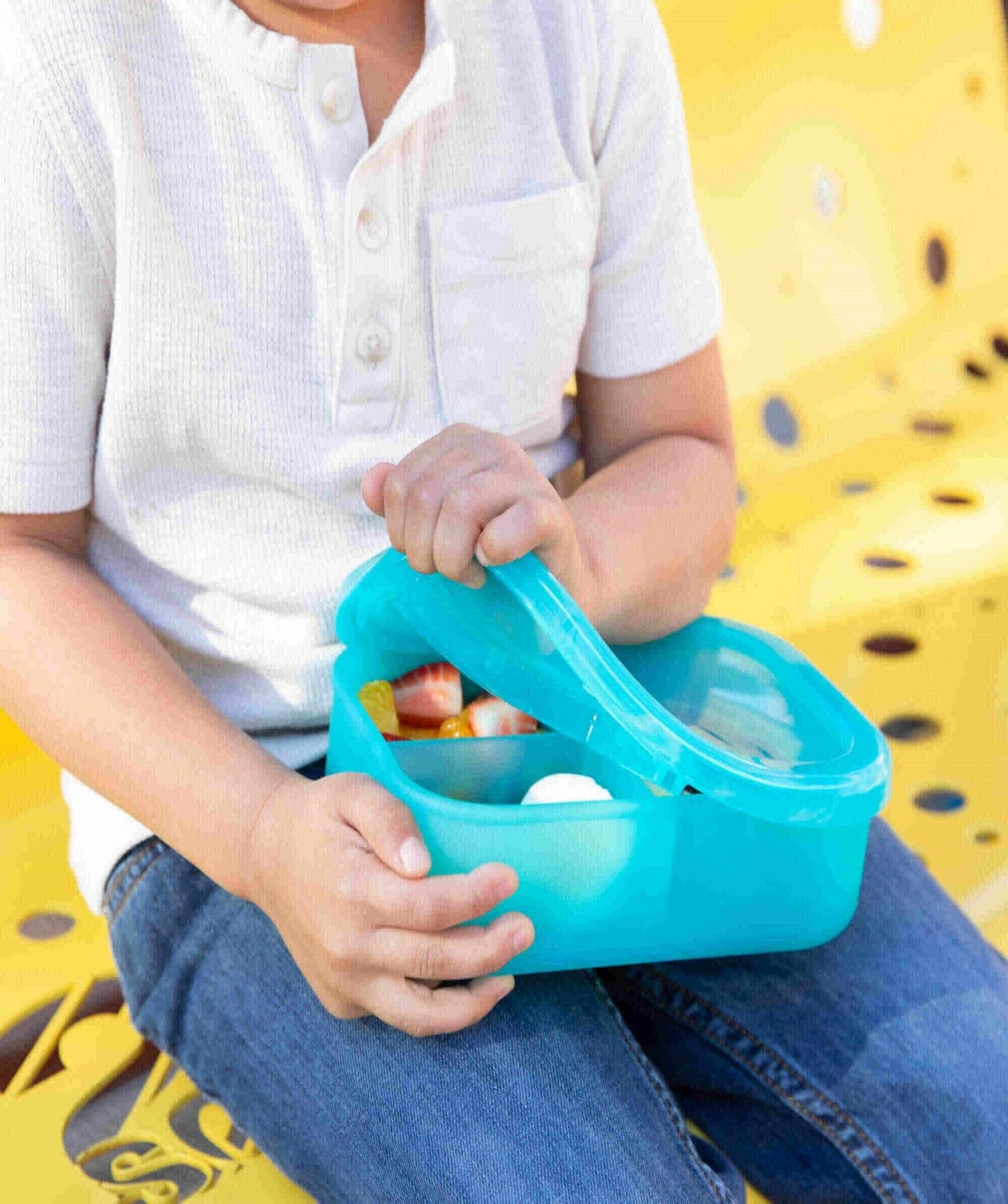 Bumkins Silicone Bento Box - Blue