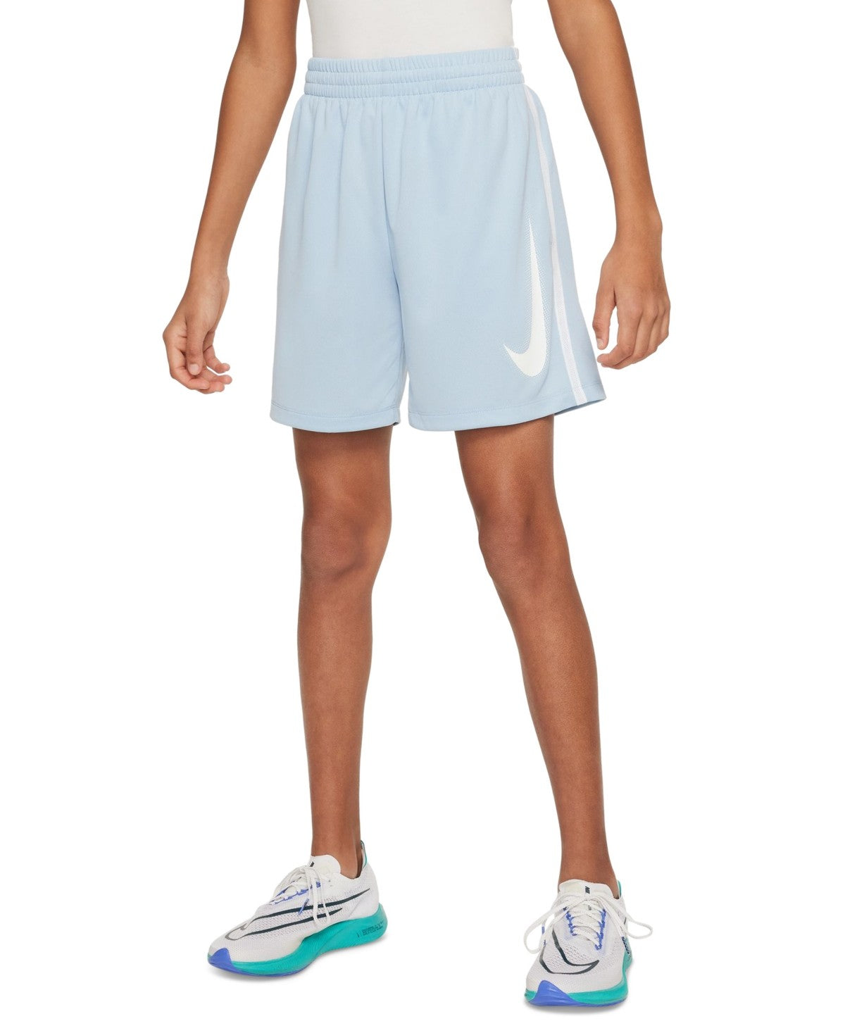 Nike Dri-Fit Training Shorts, Lt Armory Blue, Size M girl