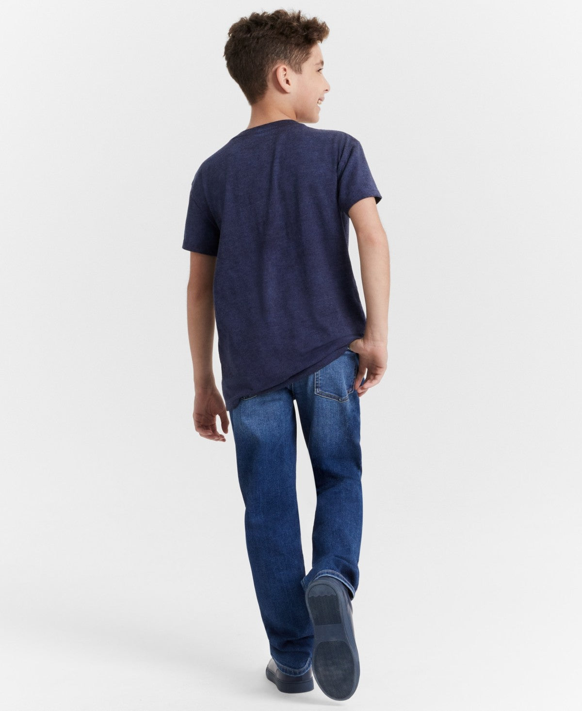Epic Threads Boys Henley T-Shirt & Slim Jeans, Size L