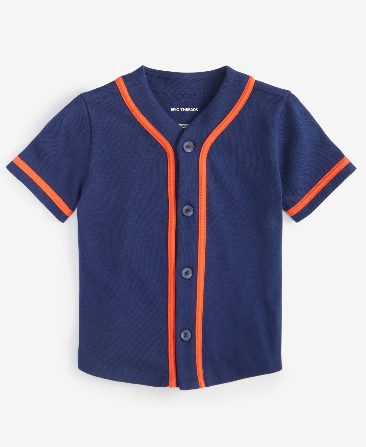 Epic Threads Toddler Boys Baseball Jersey, 2T - Medieval Blue
