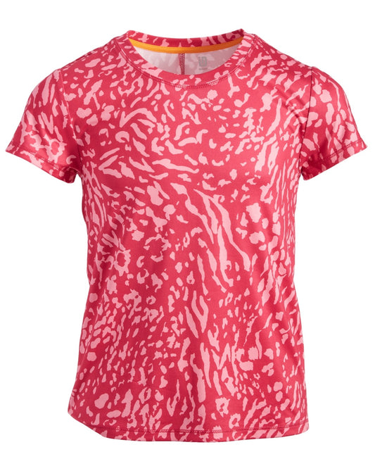 ID Ideology Big Girl Lush Animal-Print T-Shirt, Created for Macy's - Pink Dragon